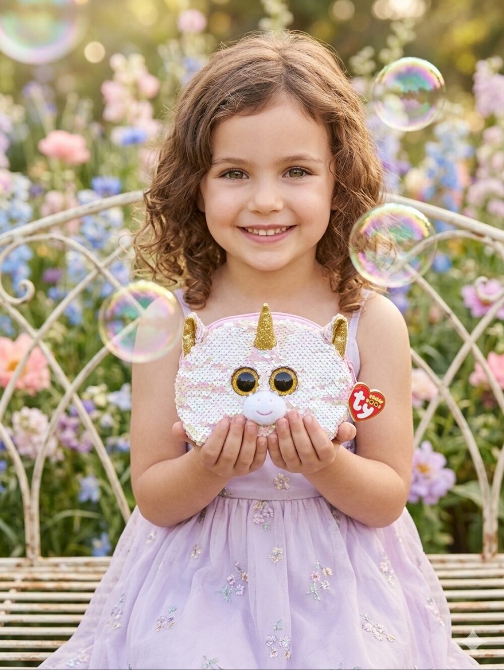 TY BEANIE BOOS Fantasia Coin Purse